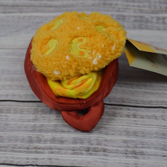 Bark Box Dog Toy Mac N' Jeez Cheese Squeaker Crinkle Small 0-20 Lbs NEW - Picture 9 of 12